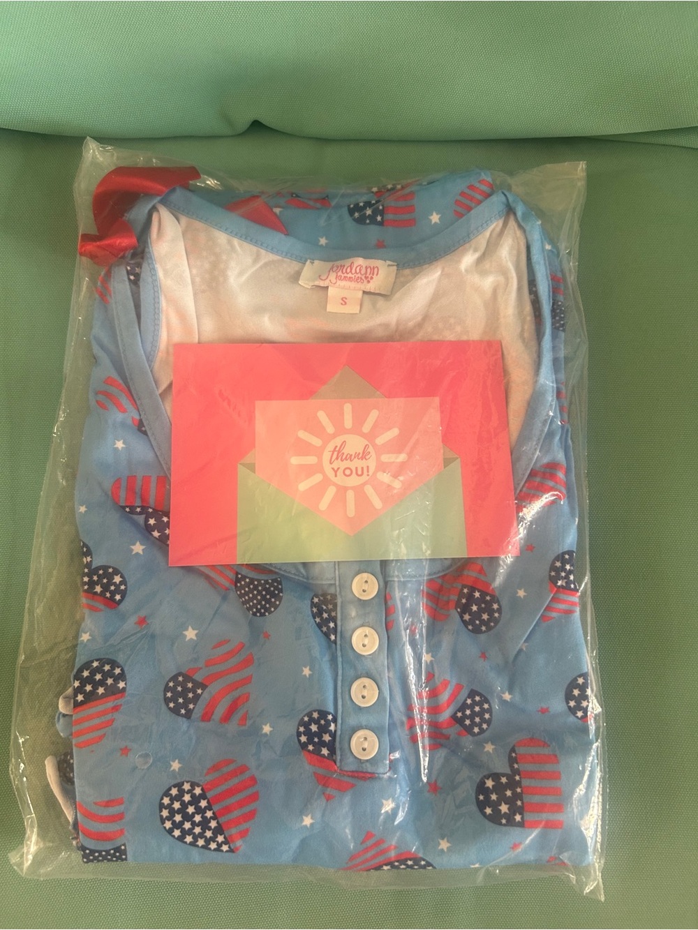 Jordann Jammies- American Girl, Tank I’m & Ruffle Short set (S) MSRP $34
